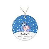 Baby's First Christmas 2023 Ornament - Ee-Yore Donkey Baby Ornaments - Christmas Tree Ornament - New Baby 1St Winnieornament Bear Style 27 Printed on Both Sides