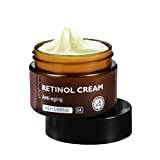 Retinol Cream, Firming Anti-Aging Wrinkle Retinol Night/Day Cream for Face with Hyaluronic, Moisturizer Brightening Cream Moisturizing Facial Skin Care, Facial Care Cream Reduces Wrinkles and Fine(#1)