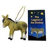 Donkey Ornament Christmas Legend Gift Set Tree Decoration with Story Card