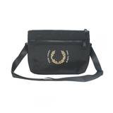 Fred Perry Mens Laurel Wreath Black Satchel - One Size
