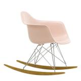 Vitra RAR Eames Plastic Rocking Chair - Golden Maple - Emerald RE