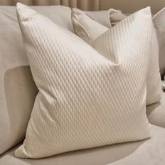 Alie Ivory Satin Cushion - 50 x 50cm