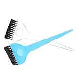 Ipetboom 2 Pcs Hair Dye Comb Hair Dye Brush Barber Accessories Hair Supplies Blue Outfit Blue Suit Hair Bleaching Brush Hair Coloring Tools Hair Dye Tools Highlight Hair Brush Plastic