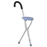 Seat Stick Walking Stick & Chair Seat Disability Medical Aid Folding Seat Cane with Ergonomic Elderly Best Mobility Aids Cane