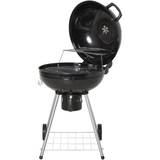 Outsunny Black Portable Kettle Charcoal BBQ Grill - 57 x 63 x 94cm