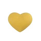 yaoqijie 4pcs/lot 4colors Heart-shaped 100% Natural Konjac Facial Sponge Facial Wash Cleaning Puff 70 * 90 * 30mm lasting (Color : YELLOW)