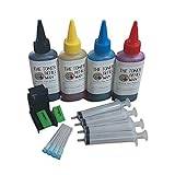 Ink Cartridge Refill With Tools For HP 302,HP302 XL 4 x 100ml Ink Bottles Black And Colour
