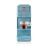 illy 60418 Coffee Maker Machine Y3.3 Iperespresso, Espresso & Filter Capsules Coffee Machine, Compact Design, Amalfi Blue