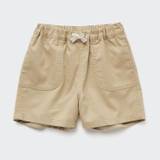 Uniqlo - Toddler's Cotton Easy Shorts - Beige - 12-18 Mo