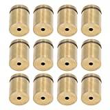 Advertising Fixing Nail, Standoff Screws Rust Proof Easy Installation Scratch Resistant 12Pcs Frameless with Wall Plugs for Hanging Acrylic Picture Frame