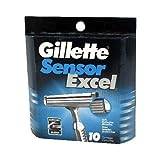 Gillette Sensor Excel Razor Blades - 10 Blades x 3