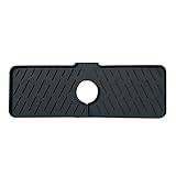 BABYVIVA Silicone Sink Faucet Mat for Kitchen Sink Splash Guard Draining Pad Home Tool Drip Protector Splash Countertop Durable