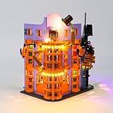 BRIKSMAX Led Lighting Kit for LEGO-76422 Diagon Alley: Weasleys' Wizard Wheezes - Compatible with Lego Harry Potter Building Blocks Model- Not Include Lego Set