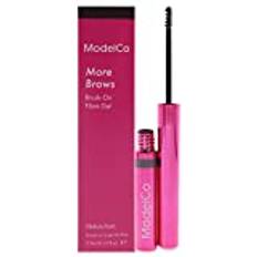 ModelCo More Brows Brush-On Fibre Gel - Medium Dark For Women 0.12 oz Eyebrow Gel
