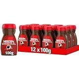 Nescafe Original Instant Coffee 100g, Rich Aroma, Full and Bold Flavour (Pack of 12)