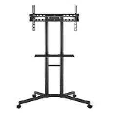 32-70 Inch LCD LED Plasma TV Mounting Floor Stand TV Cart with DVD Stand