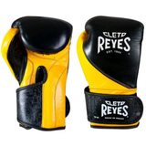 Cleto Reyes Velcro High Precision Training Boxing Gloves LIMITED EDITION - Black/Yellow