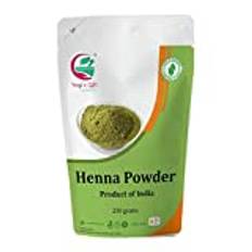 Yogi’s Gift Henna powder for hair| Lawsonia Inermis | 250 grams | 100% Pure and Natural Colour | Triple sifted | Rajasthan henna