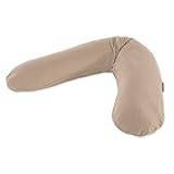 The Original Theraline Nursing Pillow + Cover Spelt Filling Cappuccino Bamboo