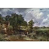 DOSSAE Wall Art Abstract Canvas Painting Canvas Posters Oil Painting the Hay Wain by John Constable for Wall Decor 60x90cm