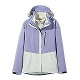 Little Child Big Kids Boys and Girls Two Piece Set of Long Sleeved Waterproofing and Snowproof Ski Clothing Rashers Girls Down Winter Jacket (Purple, 8-9 Years)