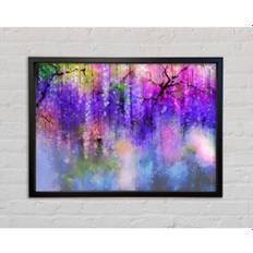 Willow Tree Sparkle - Single Picture Frame Art Prints on Canvas (59.7 H x 84.1 W x 3.3 D cm)