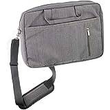 Navitech Grey Premium Messenger/Carry Bag Compatible With The Lenovo ThinkBook 13s 13.3" Laptop