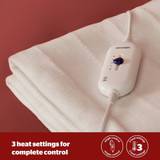 (  Double) Silentnight Electric Blanket Heated Comfort Control Under Blanket Fast Heat Up
