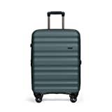 ANTLER - Medium Suitcase - Clifton Luggage - Size Medium, Sycamore - 83L, Lightweight Suitcase for Travel & Holidays - Luggage with 4 Wheels, Expandable Zip, Twist Grip Handle - TSA Approved Locks