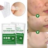 24Pcs/Sheet Acne Pimple Patch Invisible Acne Stickers Blemish Treatment Acne Master Pimple Remover Tool Skin Care