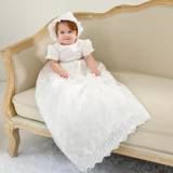Christening Full Length Gown - Ivory - 12M(12-15MONTHS)