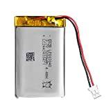 EEMB 3.7V 1350mAh 803448 Lipo Battery Rechargeable Lithium ion Polymer Battery with JST Connector (UL Certified for Cell) Make Sure Device Polarity Matches with Battery Before Purchase!