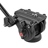 Feriany 1 x Panoramic Tripod Head Black for Tripod Monopod Camera Holder Stand Mobile SLR DSLR