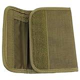 OVERTOYOU Nylon Trifold Wallet, Outdoor Nylon Trifold Wallet Lightweight Tactically Wallet Travel Coin Purse Card Holder Pocket Handbag Gifts for Men, Mud Color, Approx. 13.5x9.5cm/5.31x3.74inch