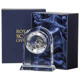 Royal Scot Crystal Mantle Clock Large