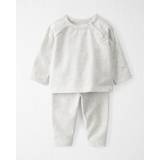 Little Planet Baby 2-Piece Fleece Set Made with Organic Cotton in Heather Gray Baby Size 9M Heather Gray