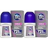 Triple Dry Women | With Charcoal Anti-Perspirant Roll On 50ml | 72-Hour Protection Against Excessive Sweating | Fights Odour | Triple Active Formula | Clinically Proven | Female (Pack of 2)