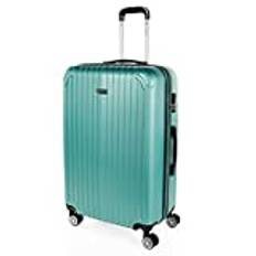 ITACA - Lightweight Suitcases Large - ABS Large Hard Shell Suitcase 75cm Travel Suitcase - Lightweight Suitcases Large with Combination Lock - T71570, Acquamarine