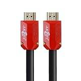 JuicEBitz 4K HDMI Cable 5M, Ultra High Speed HDMI 4k 18Gbps. 2.0 HDMI Lead with Ethernet, HDMI to HDMI Cable, Compatible with Xbox, Playstation, Apple TV, Sky + More. Ultra HD 5M Long HDMI