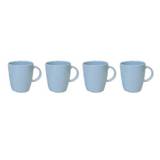 Cool White Non-Slip Mug Set (4)
