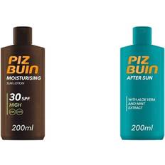 Piz buin moisturising sun lotion and soothing & cooling after sun lotion bundle