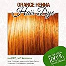 Henna Hair Color - 100% Organic and Chemical Free (Orange Henna)