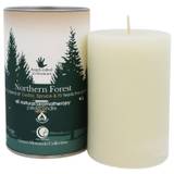 Way Out Wax, Green Mountain Collection, Pillar Candle, Northern Forest, One 2.75" x 4" Candle
