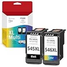 Neiber 545 546 Ink Cartridges, PG-545 Black CL-546 Colour Replacement for Canon 545 546 Ink Cartridges, Printer Ink 545 546 XL for Pixma TR4550 TR4551 MX495 TS3350 TS3150 MG3050 MG2550s TS3450 MX490