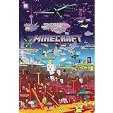 Close Up Minecraft Poster World Beyond (61cm x 91,5cm) + 1 pack tesa powerstrips®, 20 pieces
