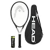 HEAD Ti S6 Titanium Tennis Racket, Protective Cover & 3 HEAD Team Tennis Balls (L1 (4 1/8"))
