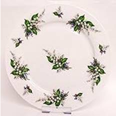 fromeuropewithlove, Heritage Lily of the Valley Dinner Plates Set of Six Fine Bone China Lilies 10.5" Plates Hand Decorated in the UK Free UK Delivery