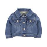 Baby Girls Classic Knit-Like Denim Jacket 24M OshKosh B'gosh Blue