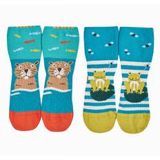 Frugi Kids The National Trust Character 2 Pack Socks (Size 23 | 24 | 25 | 26, Multicoloured)