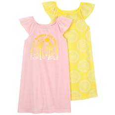 Carter's Kid Girls 2-Pack Nightgowns 2-3 Pink/Yellow